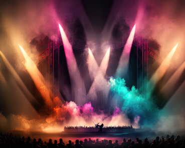 low view confident woman holding camera